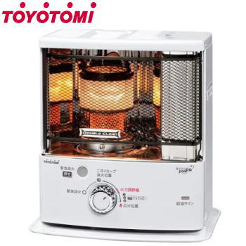 トヨトミ ストーブ 石油ストーブ 反射型石油ストーブ 反射型ストーブ 木造7畳迄 コンクリート10畳迄 ダブルクリーン 電子点火 こぼれま栓 TOYOTOMI 反射型石油ストーブ RC-S2824（W）ホワイト 木造7畳迄/コンクリート10畳迄
