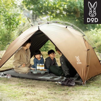 DOD テント シェードテント ピクニック用シェード デイキャンプ サカナシェード 魚座型フレーム構造 UVカット アウトドア キャンプ サカナシェード2 トバリ TT4-054-BR