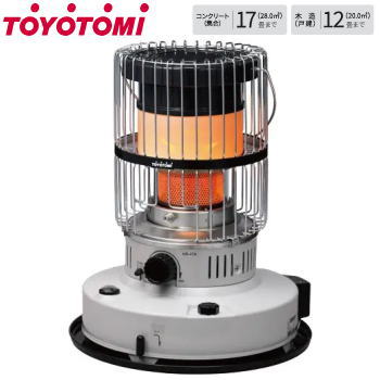 トヨトミ ストーブ 石油ストーブ 対流型石油ストーブ 対流型ストーブ 木造12畳まで コンクリート17畳まで タンク容量7.0L ダブルクリーン TOYOTOMI 対流形石油ストーブ KR-47A（W）ホワイト