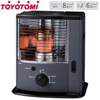 トヨトミ ストーブ 石油ストーブ 反射型石油ストーブ 反射型ストーブ 木造6畳まで コンクリート8畳まで タンク容量3.6L TOYOTOMI 限定COLOR 反射型石油ストーブ RS-23N（H）グレー