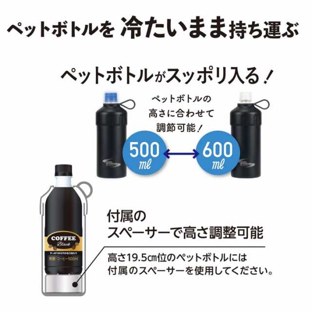 パール金属 クールストレージ ペットボトルカバー500・600ml兼用 サテン D-6738 保冷専用 キャンプ レジャー 水筒 の通販はau PAY  マーケット - 暮らしの杜 横濱