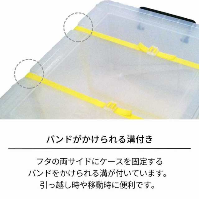 ○○ 天馬 ロックス530M クリア 110001168 収納 衣装ケース フタつき プラスチック 頑丈 押入れ 収納ケースの通販はau PAY  マーケット 暮らしの杜 横濱 au PAY マーケット－通販サイト