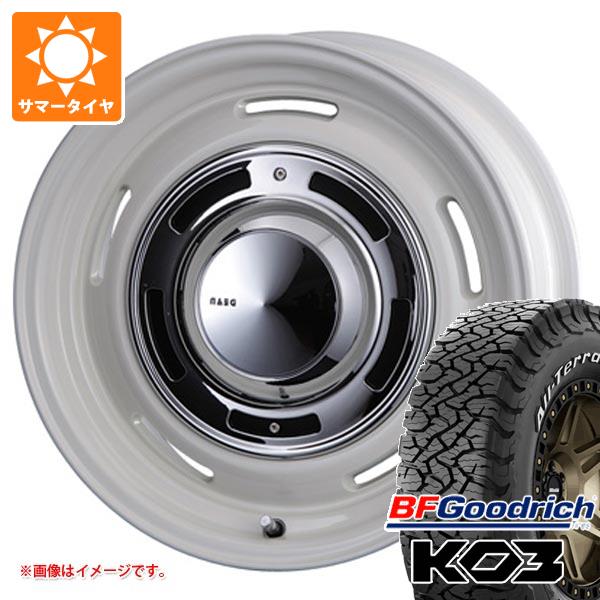 スズキ ジムニーノマド JC74W用 サマータイヤ BFグッドリッチ オールテレーンT/A KO3 LT215/70R16 100/97S ホワイトレター クリムソン ディーンクロスカントリー 6.0-16 タイヤホイール4本セット
