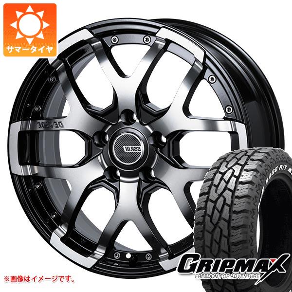 デリカD:5用 サマータイヤ グリップマックス マッドレイジ R/T MAX LT225/70R16 102/99R ホワイトレター SSR ディバイド ZS 7.0-16 タイヤホイール4本セットの通販は 103,800円
