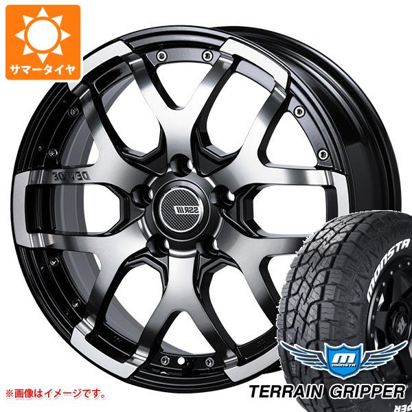 マツダ CX-8 KG系用 サマータイヤ モンスタ テレーングリッパー 225/65R17 106T ホワイトレター SSR ディバイド ZS 7.0-17 タイヤホイール4本セット