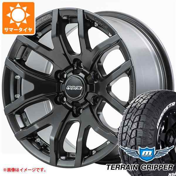 サマータイヤ 265/70R17 115T モンスタ テレーングリッパー ホワイトレター レイズ デイトナ F6 ゲイン 8.0-17 タイヤホイール4本セットの通販は 236,300円