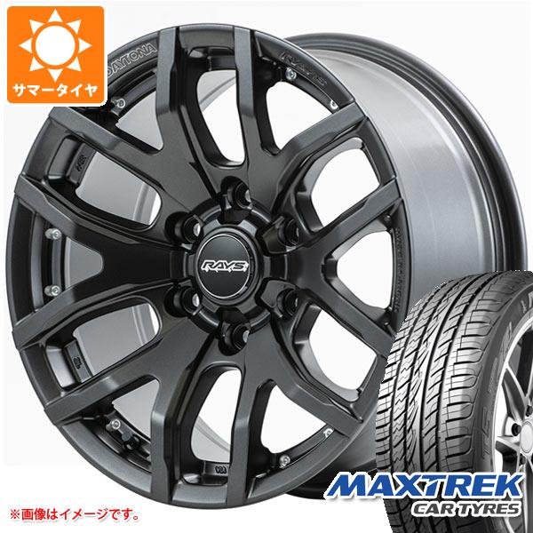 ハイラックス 120系用 サマータイヤ マックストレック フォルティス T5 275/55R20 117V XL レイズ デイトナ F6 ゲイン 8.5-20 タイヤホイール4本セットの通販は