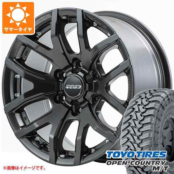 ハイラックスサーフ215系用 サマータイヤ トーヨー オープンカントリー M/T LT265/65R17 120/117P ブラックレター レイズ デイトナ F6 ゲイン 8.0-17 タイヤホイール4本セットの通販は