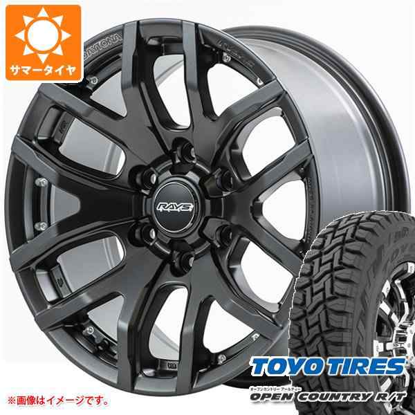 ランドクルーザー プラド 150系用 サマータイヤ トーヨー オープンカントリー R/T 265/65R17 112Q ホワイトレター レイズ  デイトナ F6 ゲの通販はau PAY マーケット タイヤ1番 au PAY マーケット－通販サイト