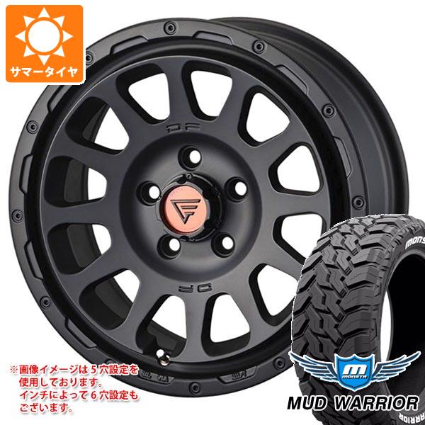 ハイラックス 120系用 サマータイヤ モンスタ マッドウォーリアー LT265/65R17 120/117Q ホワイトレター デルタフォース オーバル 8.0-17 タイヤホイール4本セットの通販は