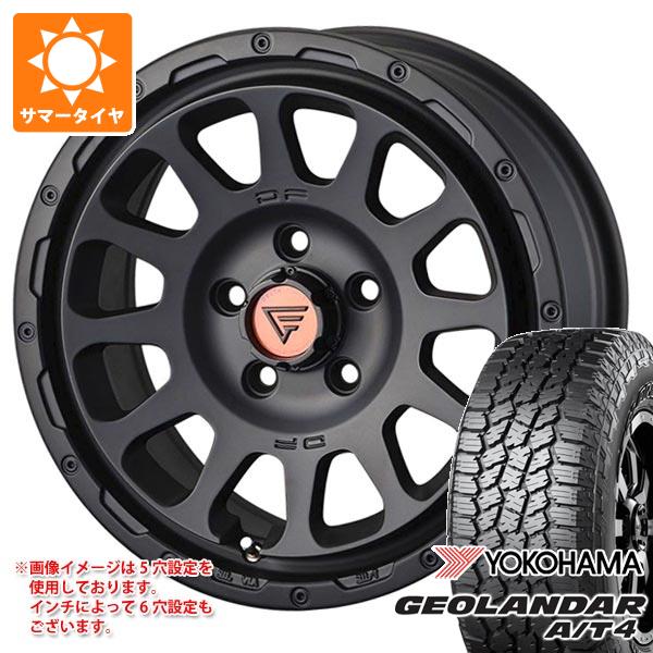サマータイヤ 285/70R17 121/118S ヨコハマ ジオランダー A/T4 G018 アウトラインホワイトレター デルタフォース オーバル 8.0-17 タイヤホイール4本セット