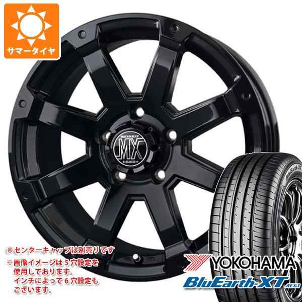 RAV4 50系用 サマータイヤ ヨコハマ ブルーアースXT AE61 225/65R17 106V XL バドックス ロックケリー MX-1 7.5-17 タイヤホイール4本セの通販は