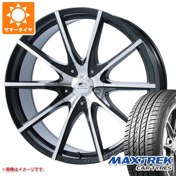 ランドクルーザー プラド 150系用 サマータイヤ マックストレック フォルティス T5 265/40R22 106V XL エルフォード ソニックアート 9.5-22 タイヤホイール4本セット 163,050円