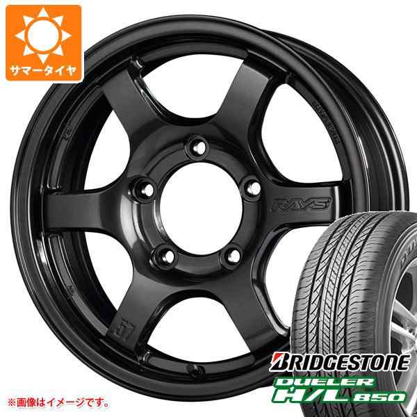 ジムニー JB64W用 サマータイヤ ブリヂストン デューラー H/L850 215/70R16 100H レイズ グラムライツ 57DR-X 5.5-16 タイヤホイール4本の通販は