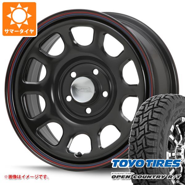 エクリプスクロス GK系用 2024年製 サマータイヤ トーヨー オープンカントリー R/T 215/70R16 100Q ブラックレター MLJ デイトナ SS 7.0-16 タイヤホイール4本セットの通販は