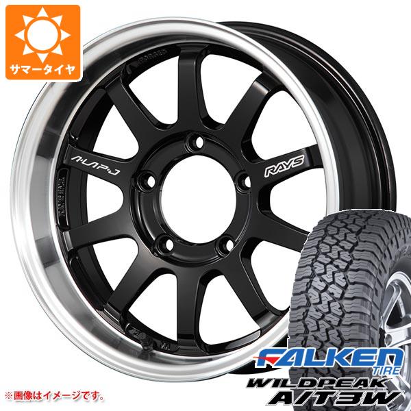 5本セット スズキ ジムニーノマド JC74W用 サマータイヤ ファルケン ワイルドピーク A/T3W LT225/75R16 115/112Q レイズ エーラップ J 6.0-16 タイヤホイール5本セット