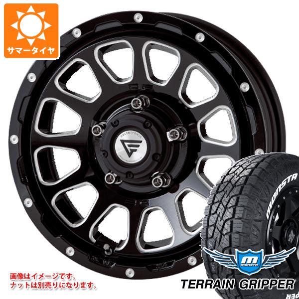 スズキ ジムニー用 サマータイヤ モンスタ テレーングリッパー 175/80R16 91S ホワイトレター デルタフォース オーバル 5.5-16 タイヤホイール4本セット 104,200円
