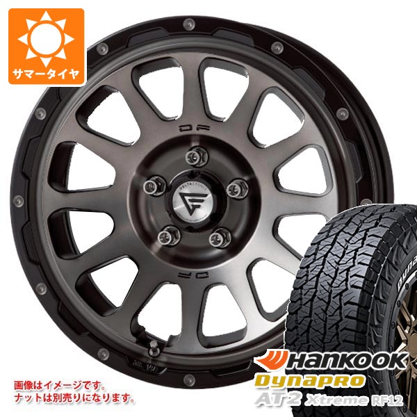 2026年製 サマータイヤ 225/70R16 103T ハンコック ダイナプロAT2 エクストリーム RF12 ホワイトレター デルタフォース オーバル 7.0-16 タイヤホイール4本セット
