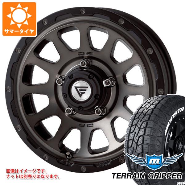 スズキ ジムニー用 サマータイヤ モンスタ テレーングリッパー 175/80R16 91S ホワイトレター デルタフォース オーバル 5.5-16 タイヤホイール4本セット