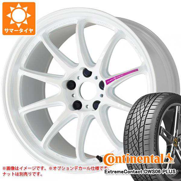 サマータイヤ 225/45R19 92W コンチネンタル エクストリームコンタクト DWS06 プラス ワーク エモーション ZR10 8.5-19 タイヤホイール4の通販は