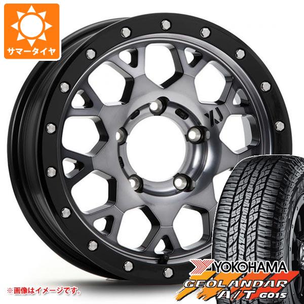 5本セット ジムニー JB64W用 サマータイヤ ヨコハマ ジオランダー A/T G015 LT225/75R16 115/112R アウトラインホワイトレター MLJ エクストリームJ XJ04 5.5-16 タイヤホイール5本セット