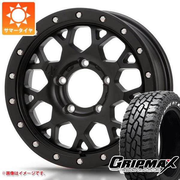 5本セット ジムニーシエラ JB74W用 サマータイヤ グリップマックス マッドレイジ R/T MAX LT185/85R16 105/103Q ホワイトレター MLJ エクストリームJ XJ04 5.5-16 タイヤホイール5本セットの通販は 194,375円