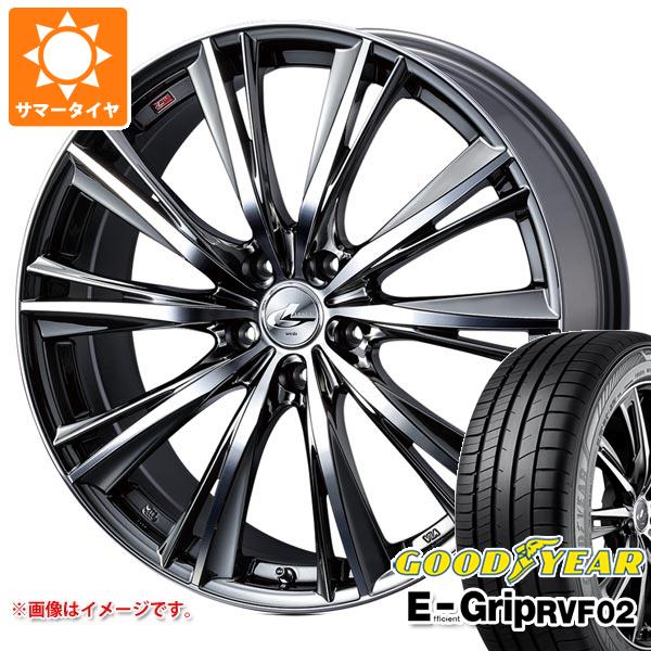 炎節タイア 215/45R18 93W XL グッドイヤー エフィシエントグリップ RVF02 レオニス WX 7.0-18 タイア銀輪4本仕かける