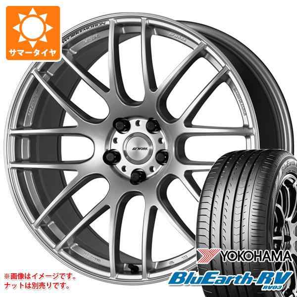 ブルー×レッド センターキャップ付 サマータイヤ 245/40R20 99W XL