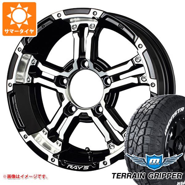 ジムニー用 サマータイヤ モンスタ テレーングリッパー 175/80R16 91S ホワイトレター レイズ デイトナ FDX-J 5.5-16 タイヤホイール4本セット 103,510円