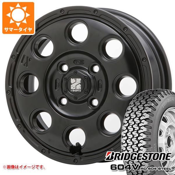 アトレーワゴン S300系用 サマータイヤ ブリヂストン 604V RD-604 スチール 165R14 6PR (165/80R14 91/90N相当) MLJ エクストリームJ KK03 4.5-14 タイヤホイール4本セットの通販は