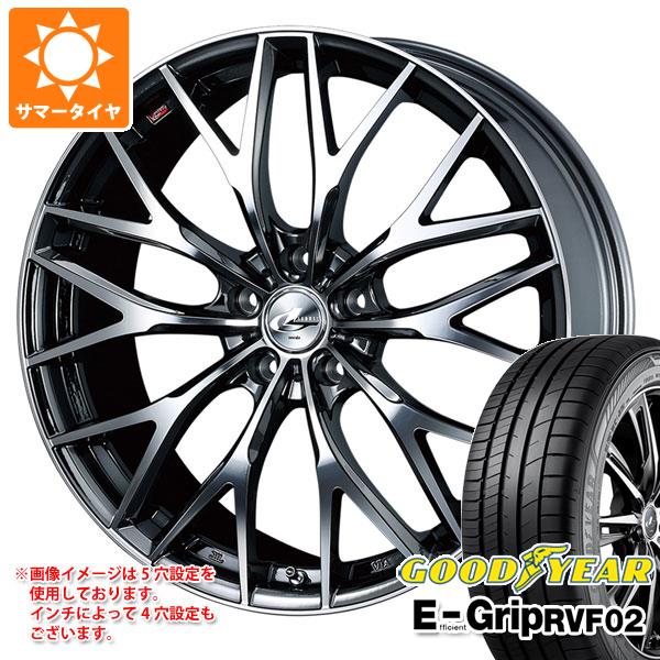 サマータイヤ 225/45R18 95W XL グッドイヤー エフィシエントグリップ RVF02 レオニス MX 7.0-18 タイヤホイール4本セット