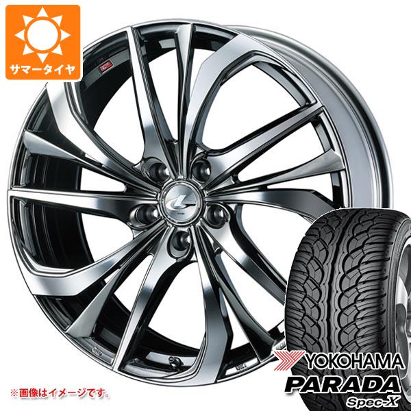 サマータイヤ 235/55R20 102V ヨコハマ パラダ スペック-X PA02 レオニス TE 8.5-20 タイヤホイール4本セット 145,850円