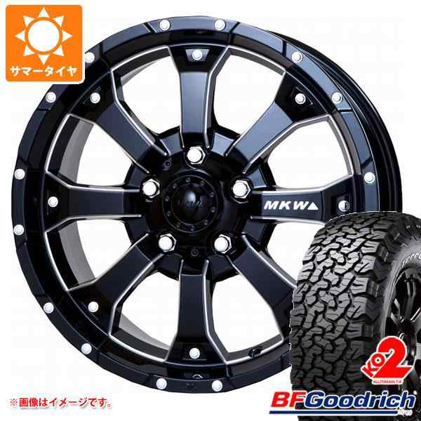 ジムニー JB64W用 2024年製 サマータイヤ BFグッドリッチ オールテレーンT/A KO2 LT215/70R16 100/97R ホワイトレター MKW MK-46 M/L+ 5.の通販は