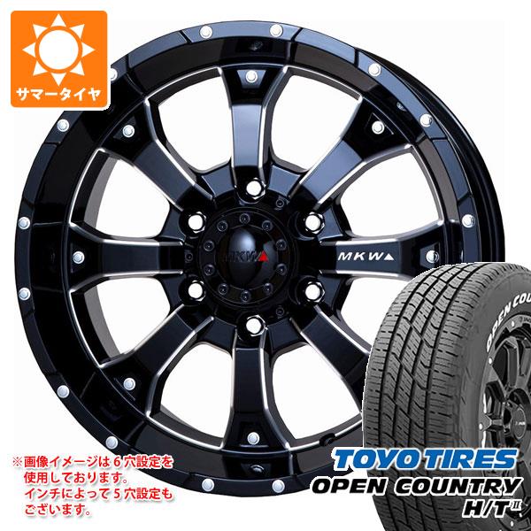 2026年製 サマータイヤ 215/70R16 100H トーヨー オープンカントリー H/T2 ホワイトレター MKW MK-46 M/L+ 7.0-16 タイヤホイール4本セット