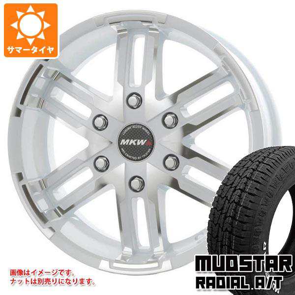 ハイエース 200系用 サマータイヤ マッドスター ラジアル A/T 215/65R16C 109/107L ホワイトレター MKW MK-55 6.5-16 タイヤホイール4本の通販は