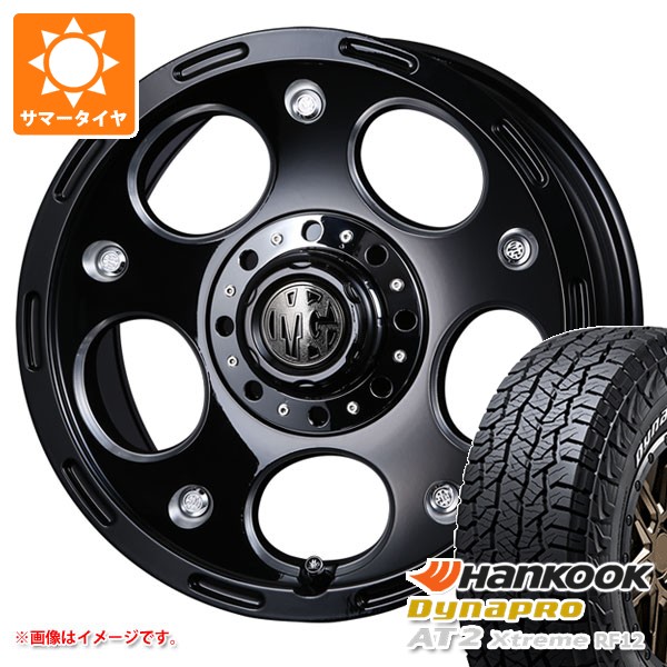 スズキ ジムニー JB64W用 2026年製 サマータイヤ ハンコック ダイナプロAT2 エクストリーム RF12 215/70R16 100T ホワイトレター クリムソン MG デーモン 5.5-16 タイヤホイール4本セット 92,511円