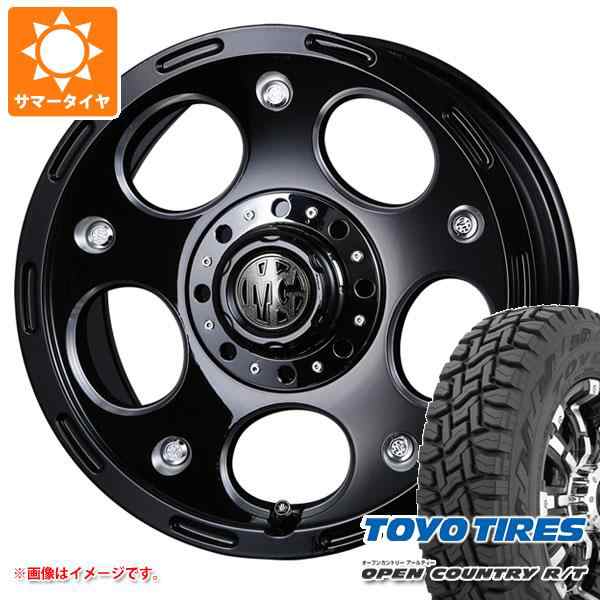 5本セット ジムニーシエラ JB74W用 サマータイヤ トーヨー オープンカントリー R/T 185/85R16 105/103N LT ホワイトレター クリムソン MG デーモン 5.5-16 タイヤホイール5本セットの通販は