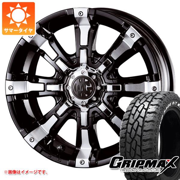 アウトランダー GF/GG系用 サマータイヤ グリップマックス マッドレイジ R/T MAX LT215/70R16 100/97Q ホワイトレター クリムソン MG ビースト 7.0-16 タイヤホイール4本セット