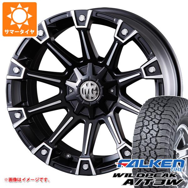 5本セット ジープ ラングラー JK/JL系用 サマータイヤ ファルケン ワイルドピーク A/T3W LT285/55R20 122/119Q クリムソン MG モンスター タイヤホイール5本セット
