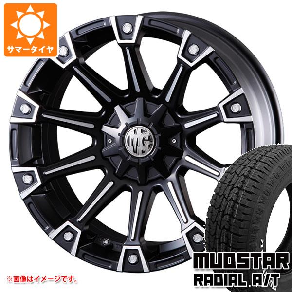 ハイエース 200系用 サマータイヤ マッドスター ラジアル A/T 215/65R16C 109/107L ホワイトレター クリムソン MG モンスター 7.0-16 タイヤホイール4本セット
