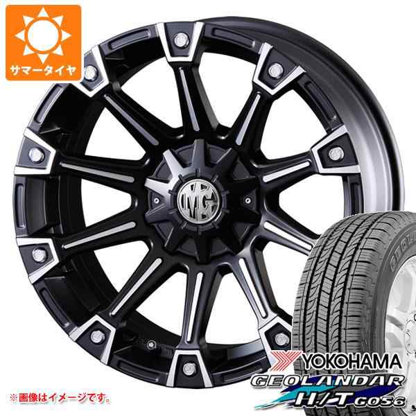 定番入荷 CRIMSON ハイラックス 120系用 サマータイヤ ヨコハマ ジオランダー H/T G056 265/65R17 112H  ブラックレター クリムソン MG モンスター 8.0-17