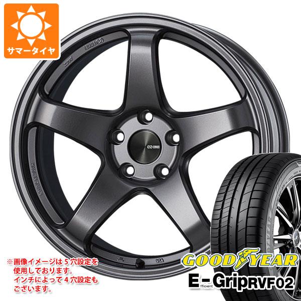サマータイヤ 225/55R19 103W XL グッドイヤー エフィシエントグリップ RVF02 エンケイ パフォーマンスライン PF05 8.0-19 タイヤホイール4本セット