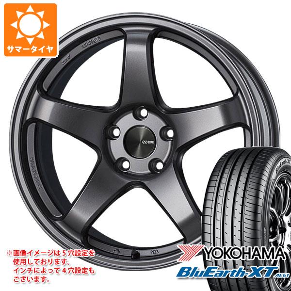 サマータイヤ 215/55R17 94V ヨコハマ ブルーアースXT AE61 エンケイ パフォーマンスライン PF05 7.0-17 タイヤホイール4本セット