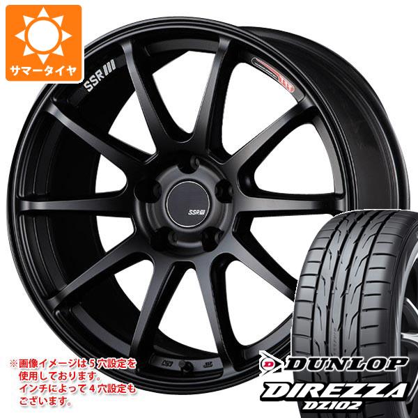 SSR SSR GTV02 1875+48 5/100・ダンロップDZ102 4本セット GTV02 15X7