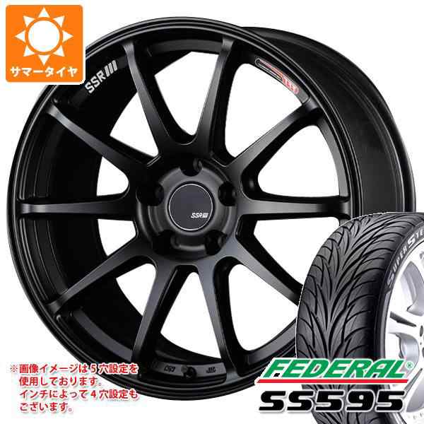 サマータイヤ 245/40R18 93W フェデラル SS595 SSR GTV02 8.5-18 タイヤホイール4本セット｜au PAY マーケット