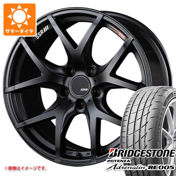サマータイヤ 225/40R19 93Y XL ブリヂストン ポテンザ アドレナリン RE005 SSR GTV03 8.5-19 タイヤホイール4本セット