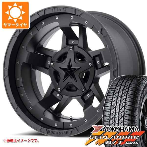 サマータイヤ 265/60R18 110H ヨコハマ ジオランダー A/T G015 ブラックレター KMC XD827 ロックスター3 9.0-18  タイヤホイール4本セットの通販はau PAY マーケット - タイヤ1番 | au PAY マーケット－通販サイト