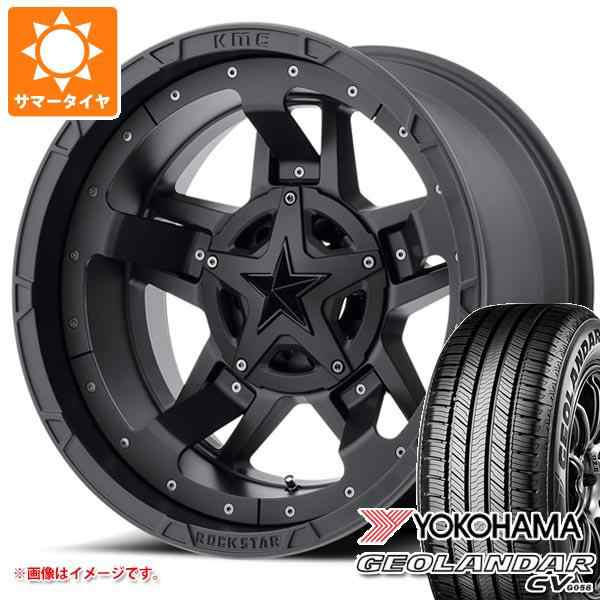 サマータイヤ 245/65R17 107H ヨコハマ ジオランダー CV G058 KMC XD827 ロックスター3 8.0-17 タイヤホイール4本セットの通販は