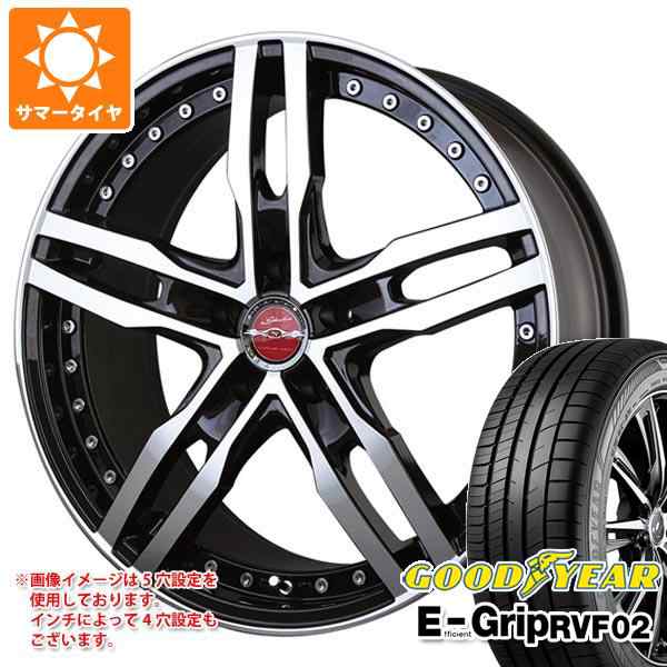 サマータイヤ 245/35R20 95W XL グッドイヤー エフィシエントグリップ RVF02 シャレン XF-55 モノブロック 8.0-20 タイヤホイール4本セッ|au PAY マーケット