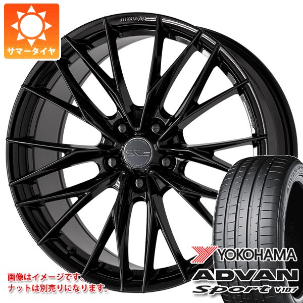 サマータイヤ 255/40R21 (102Y) XL ヨコハマ アドバンスポーツV107 ワーク シュヴァート ブルネン LX 8.5-21 タイヤホイール4本セット